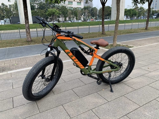 500w Fat Tire Electric Mountain Bike Full Suspension Hydraulic Disc Brake CYSUM M999